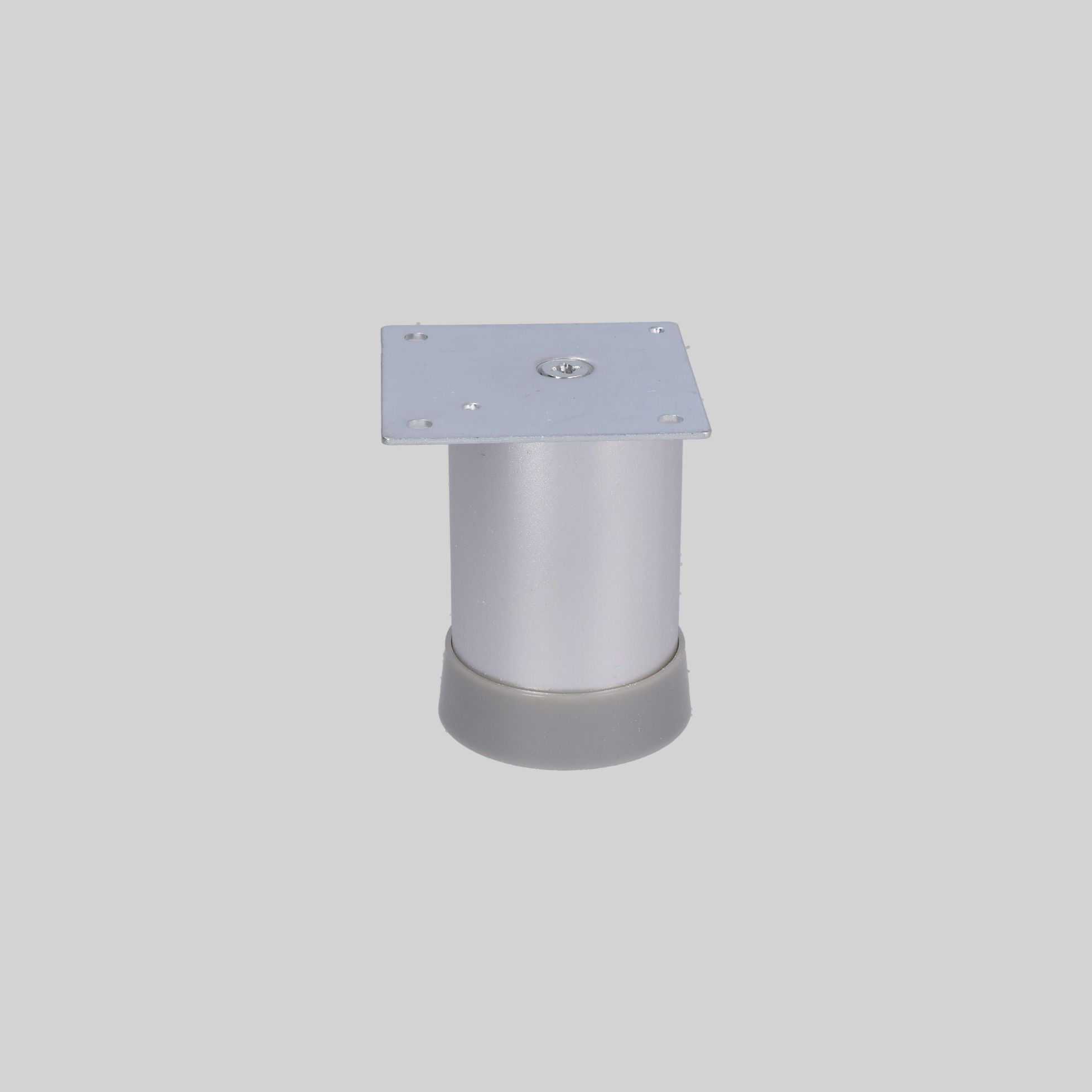 ალუმინის ფეხი მრგვალი O=50mm H=8cm CHROME SFL-24