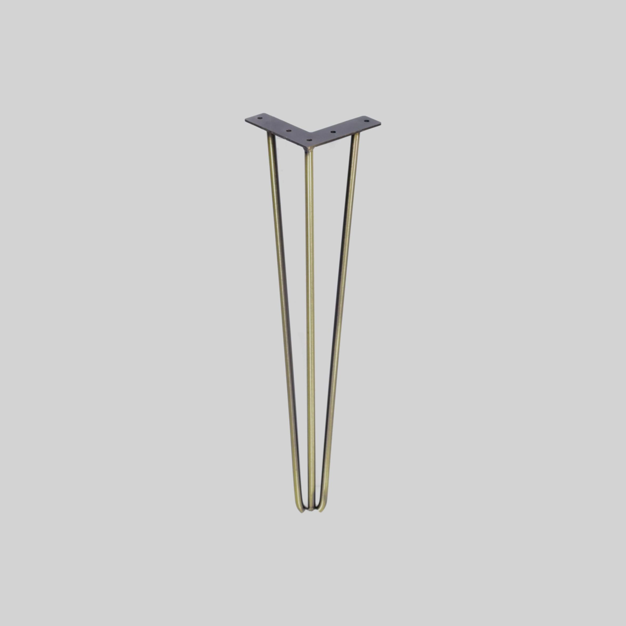 ავეჯის ფეხი 3 მილზე ანტიკური, მილი:10mm. H=560mm TM-SFL-5
