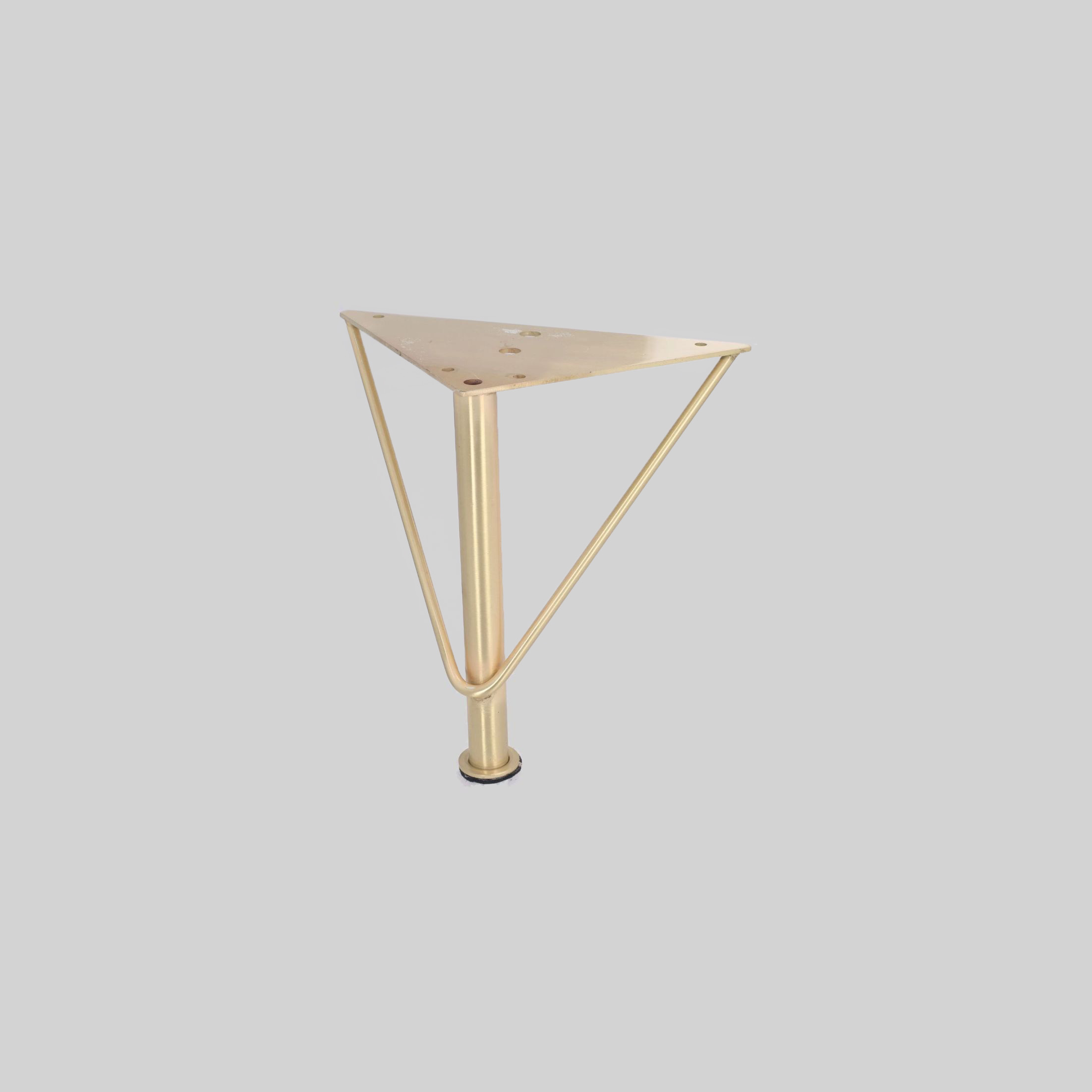 ავეჯის ფეხი რკინის H=250mm, D6mm, MG-ოქროსფერი TM-SFL-11