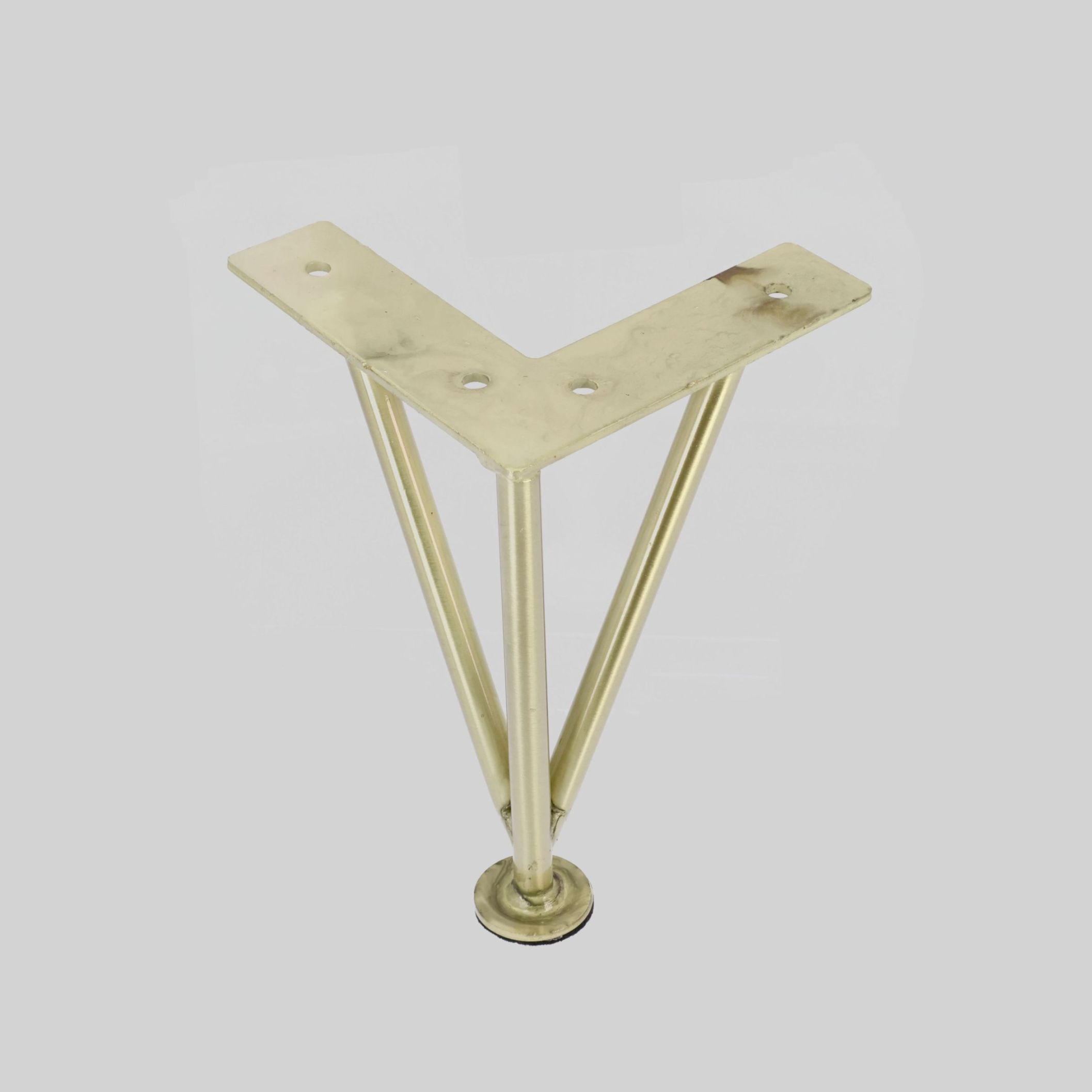 ავეჯის ფეხი რკინის H=150mm, D10mm, MG-ოქროსფერი TM-SFL-17