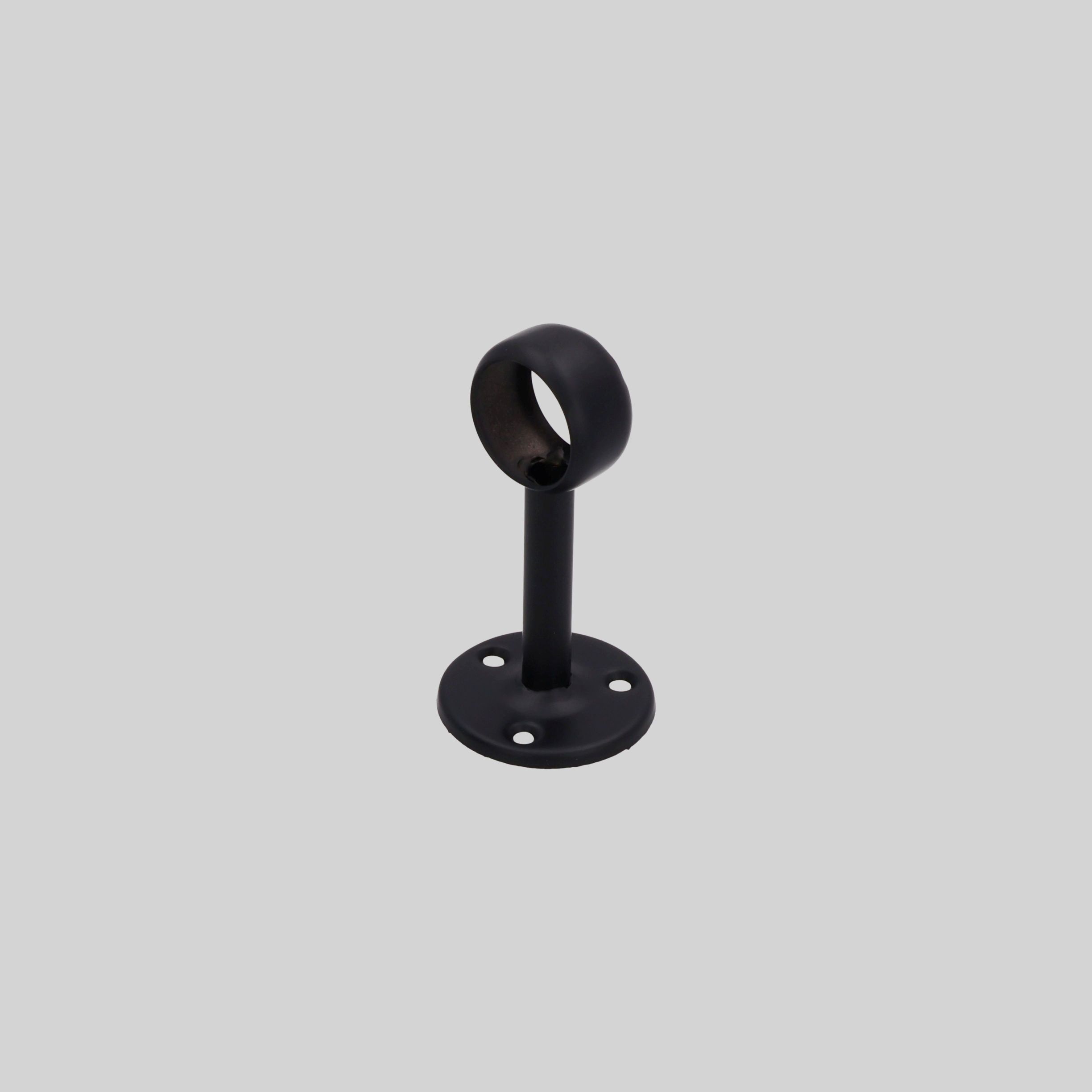 მილის სამაგრი ფეხით ღია D=25mm H=85mm MB-შავი TM-J1789-3B