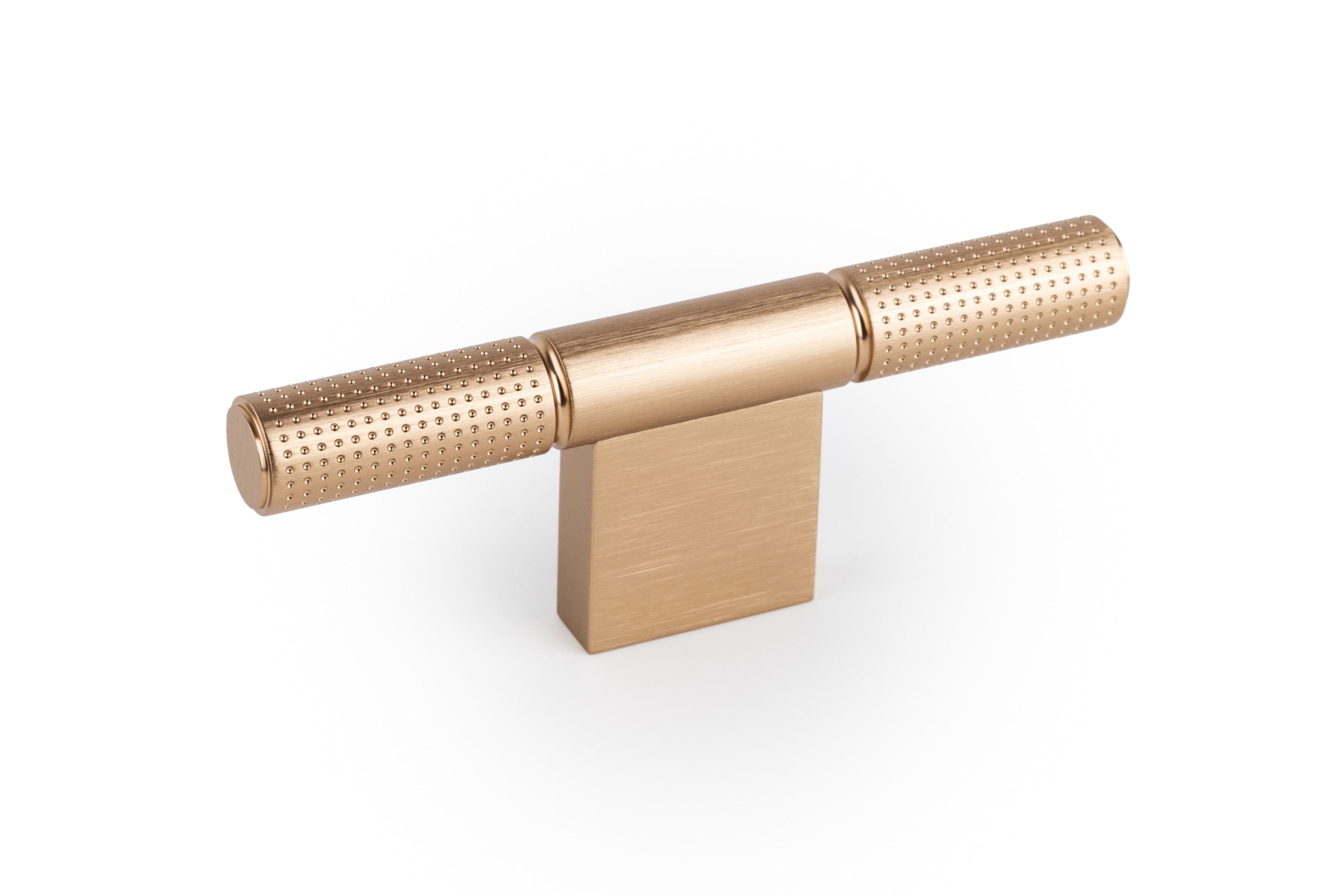 სახელური POINT - 110x41mm BRUSHED BRASS CAVA T knob VIEFE