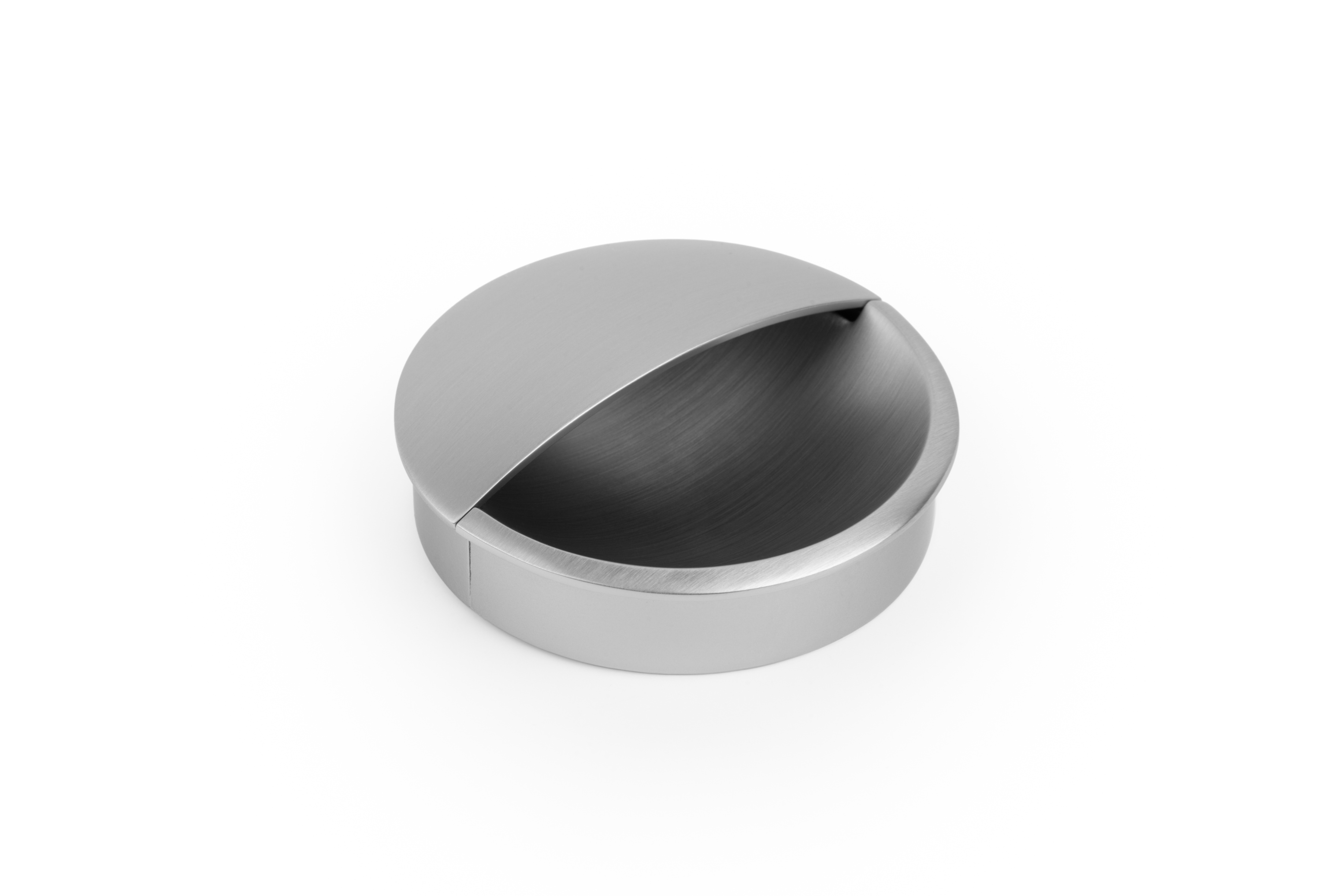 სახელური LIDD - CC48L64mm brushed nickel recessed pull VIEFE