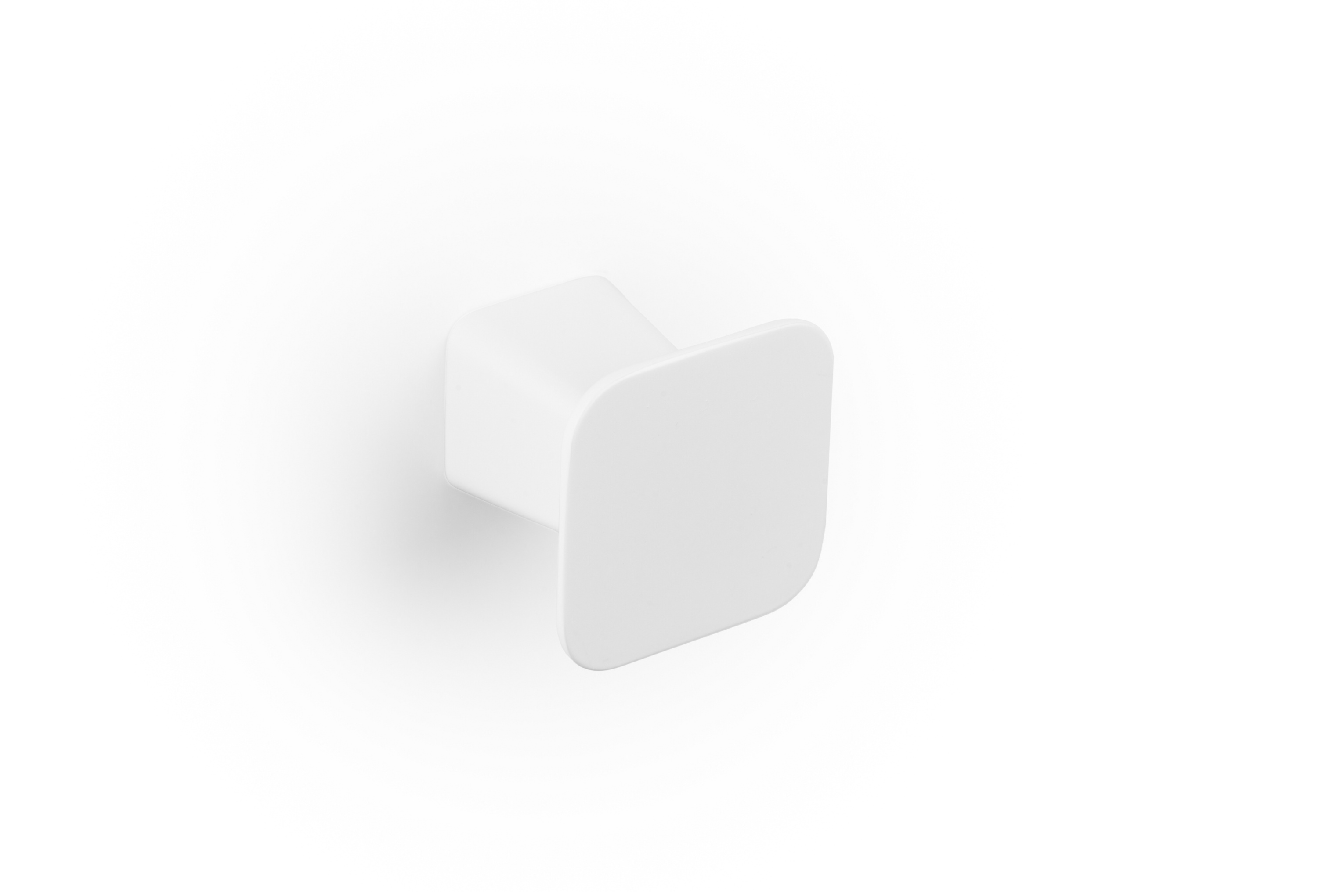 სახელური PRISM - 32x28mm matt white knob VIEFE
