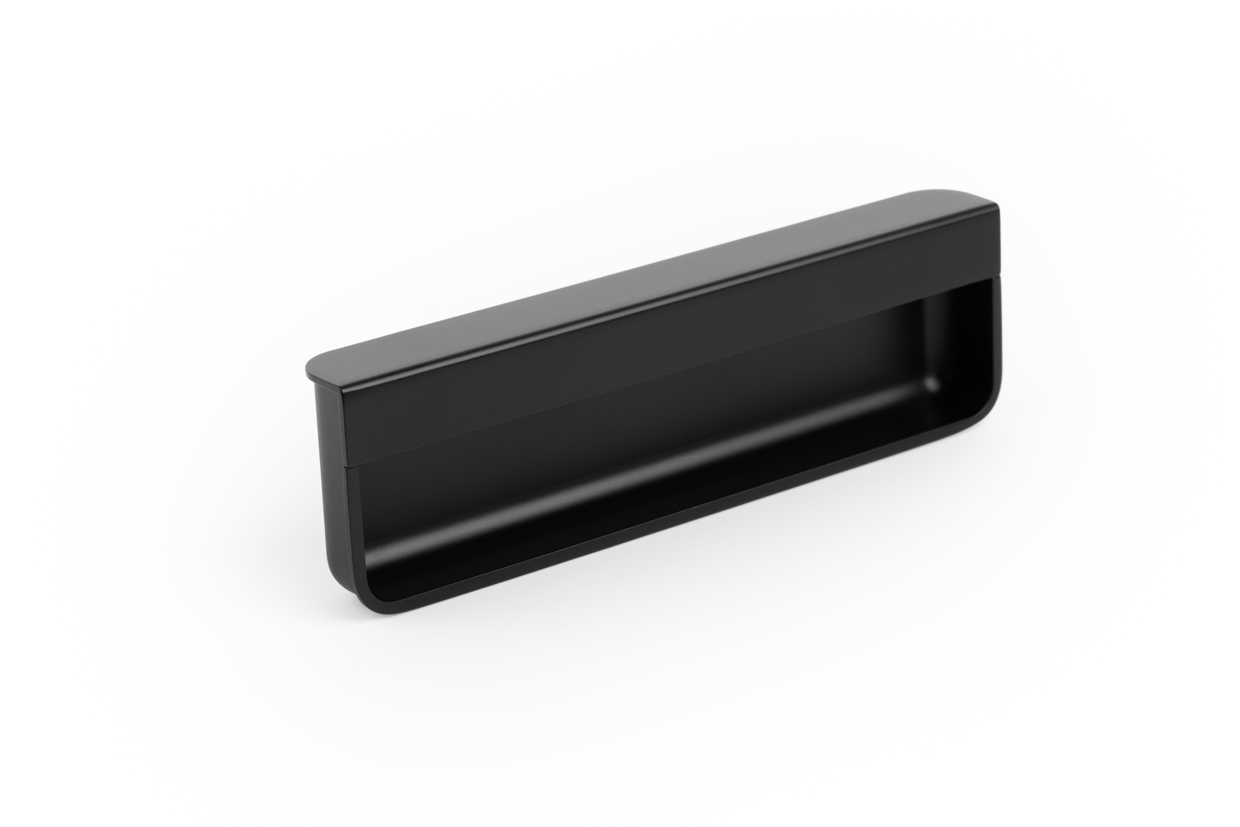 სახელური MOULE - CC128L154mm matt black recessed pull VIEFE