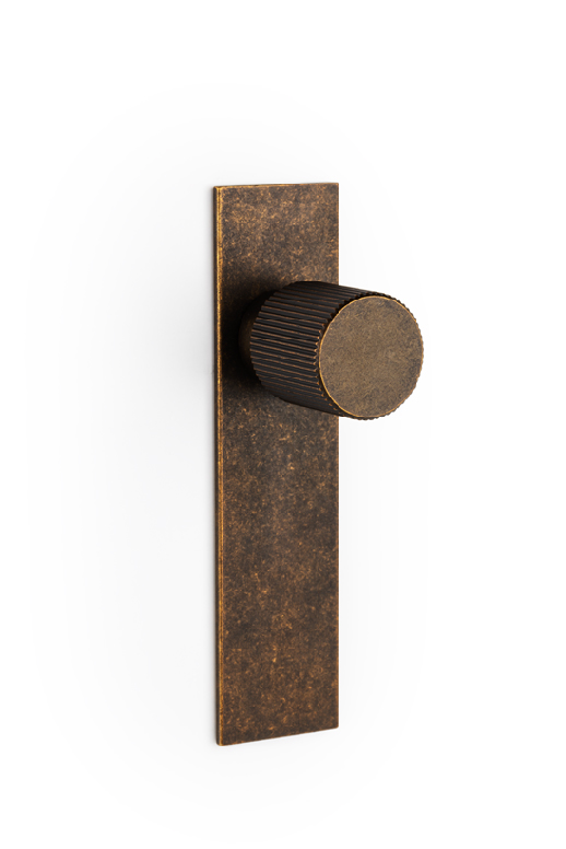სახელური ARPA plate - Diam22mm rustic brass knob VIEFE