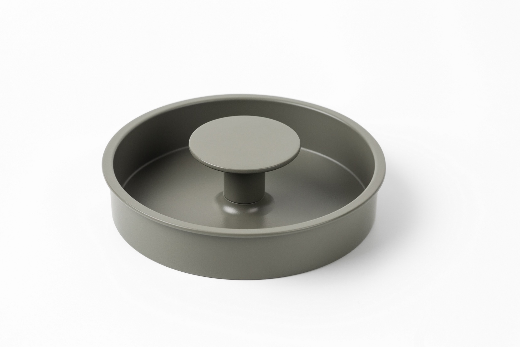 სახელური DIPO - D70mm moss grey recessed pull VIEFE