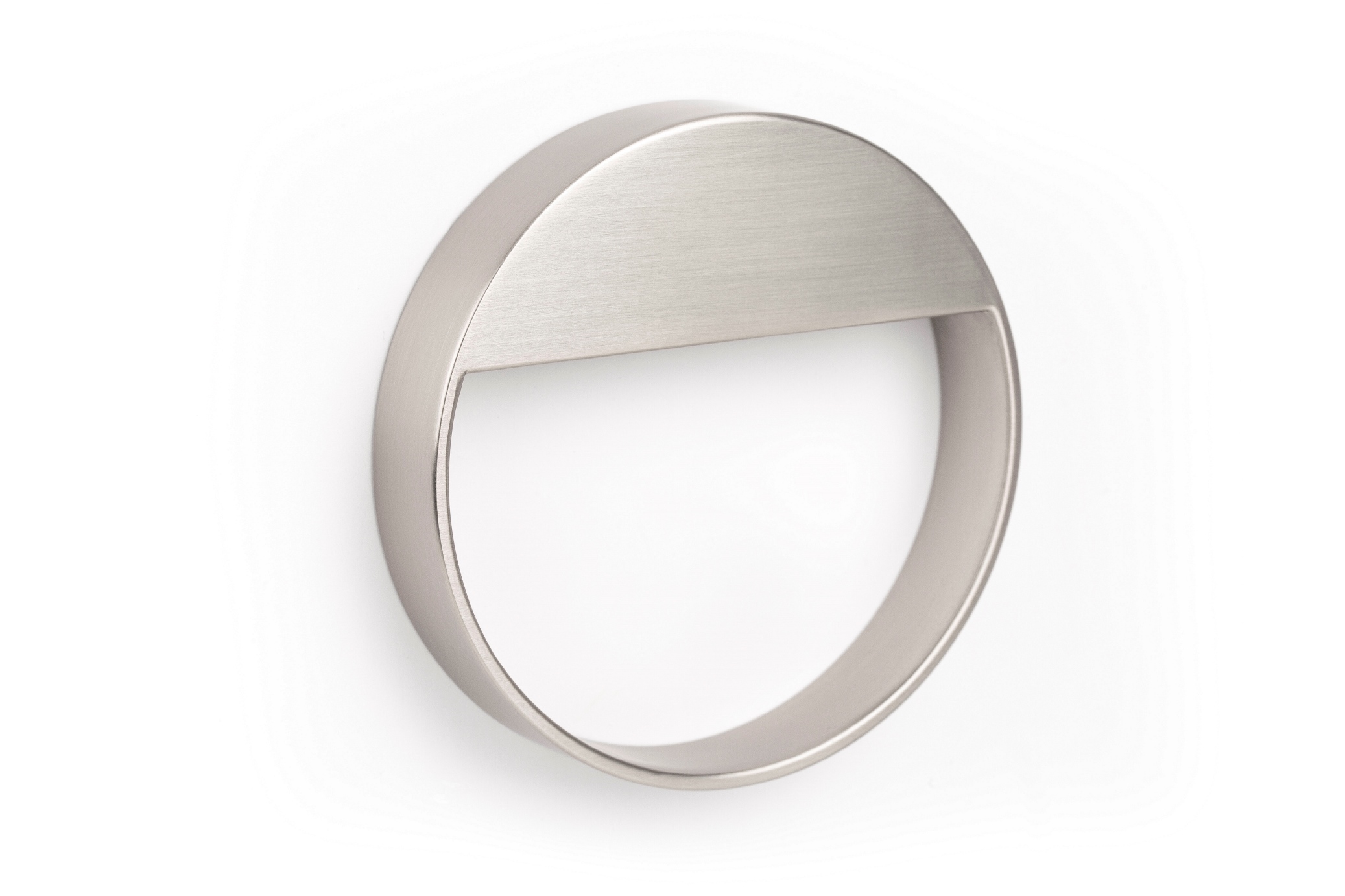 სახელური BAU - CC64D90mm brushed nickel round pull VIEFE
