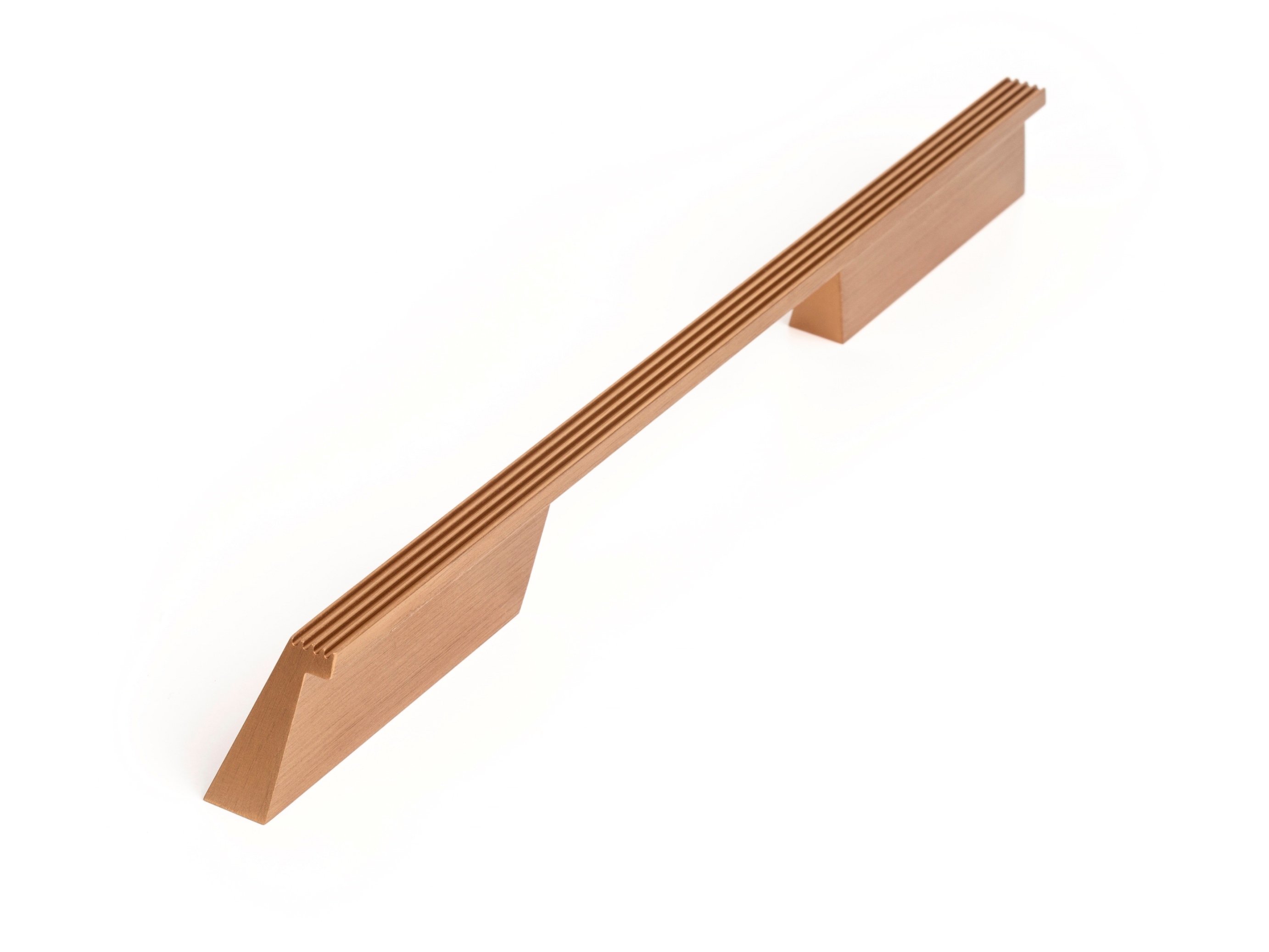 სახელური RAIL - CC192L280 brushed brass cava handle VIEFE