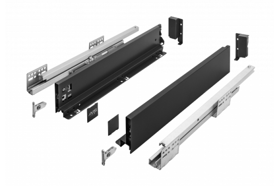 PB-AXISPRO-KPL500A2 სლაიდი AXIS-PRO L-500mm შავი H-84mm დაბალი GTV