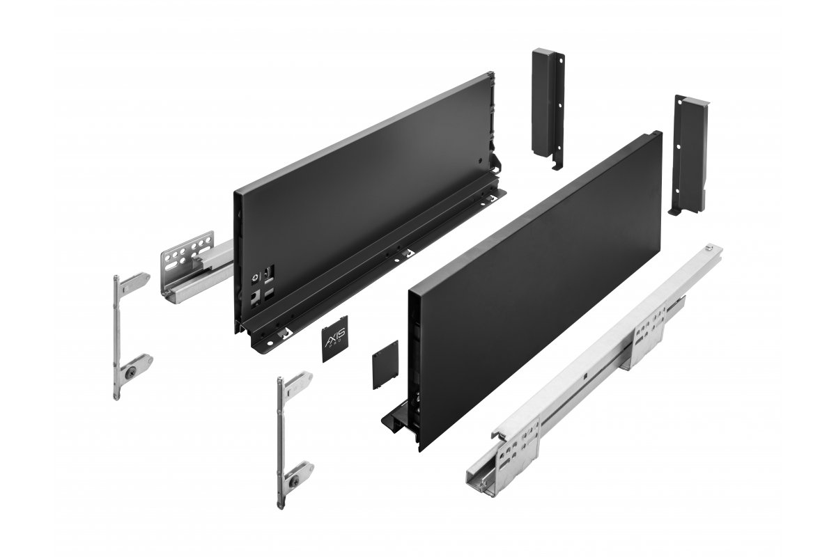 PB-AXISPRO-KPL500C2 სლაიდი AXIS-PRO L-500mm შავი H-167mm საშუალო GTV