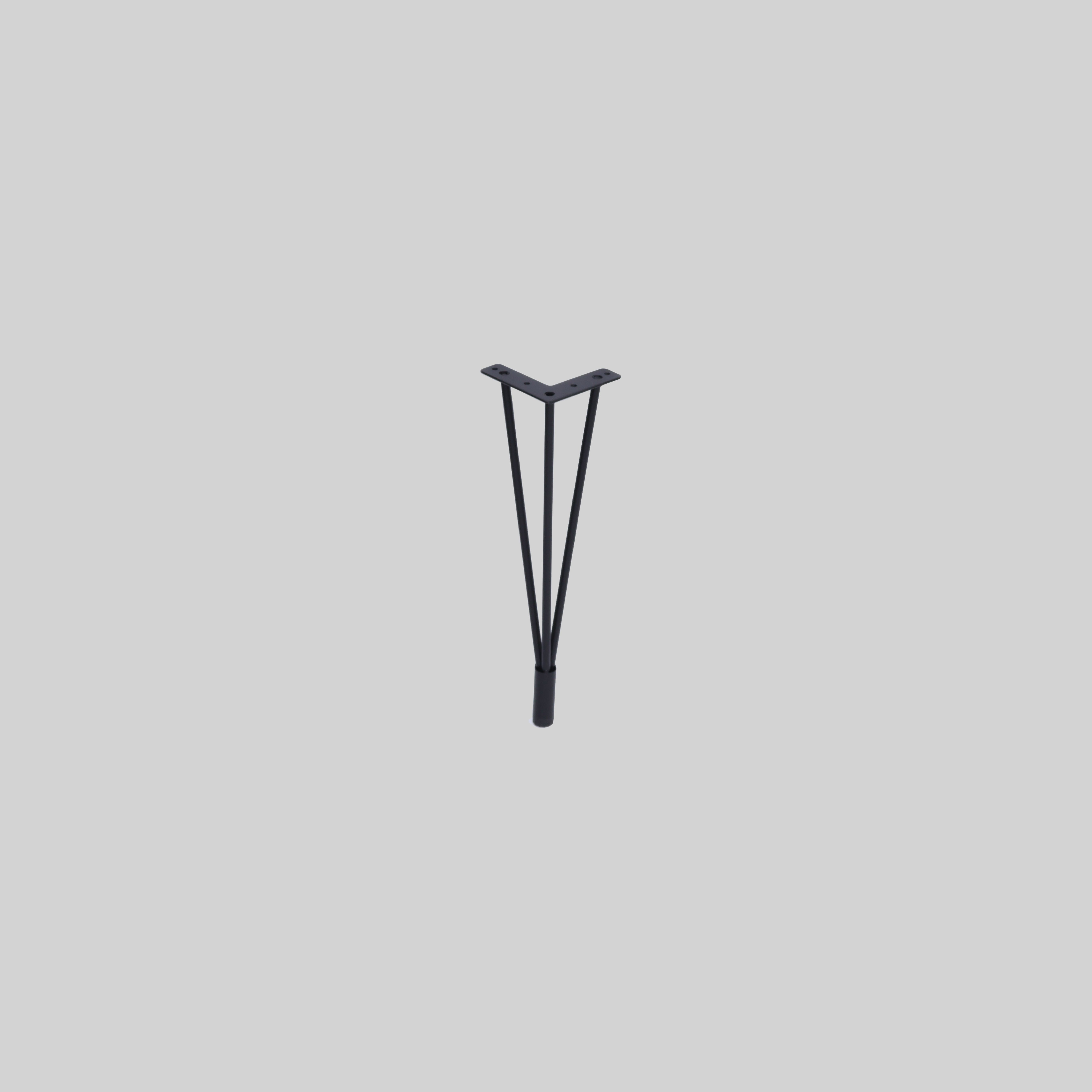 მაგიდის ფეხი 3 მილზე, შავი H=31cm SFL-25 CN