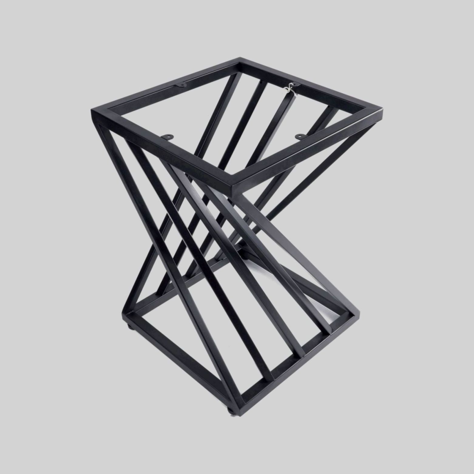მაგიდის ფეხი შავი, 400*400*550mm TM-TF-22
