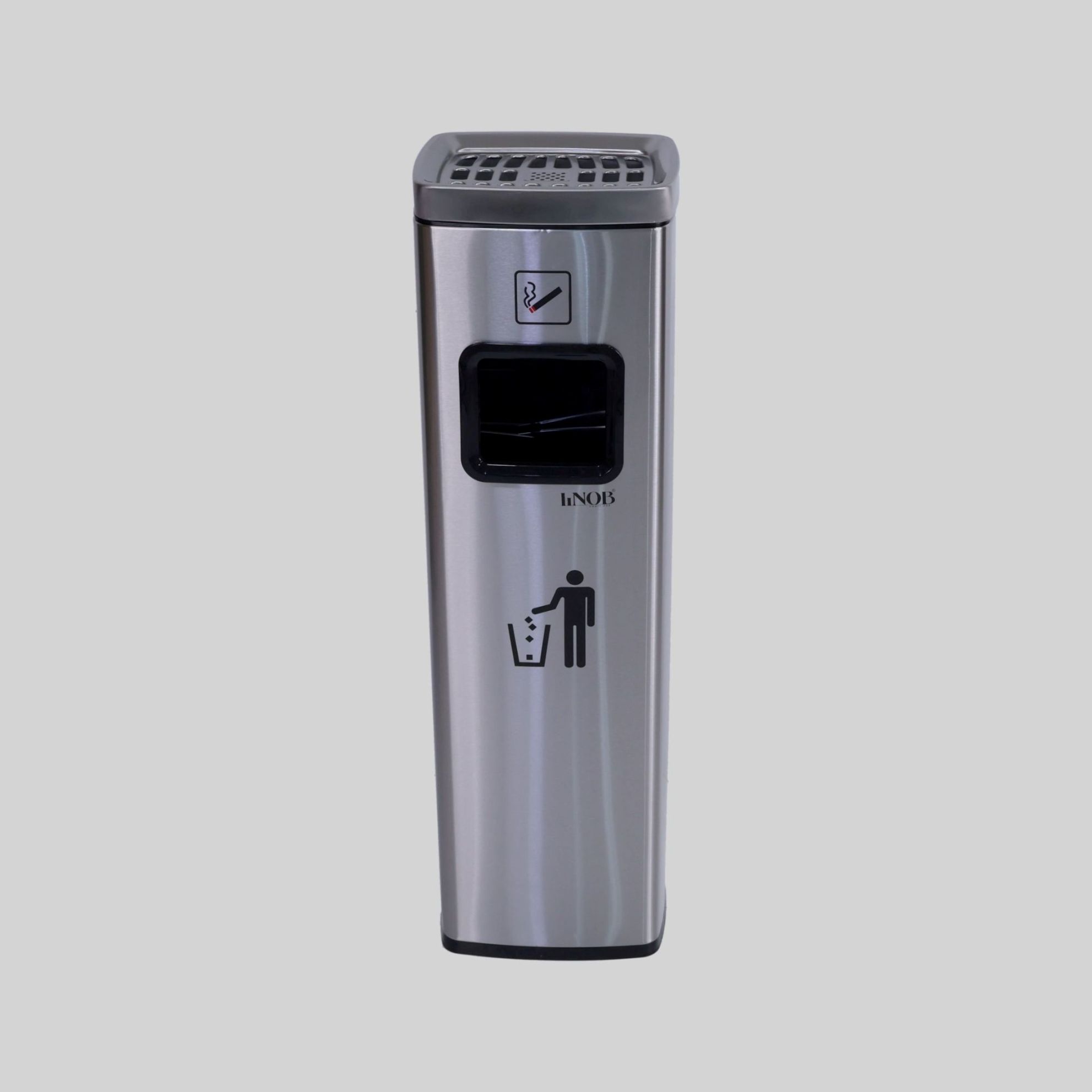 ნაგვის ურნა ეზოსთვის, SS-ინოქსი, L240*W195*H825, SS, TM-B-010