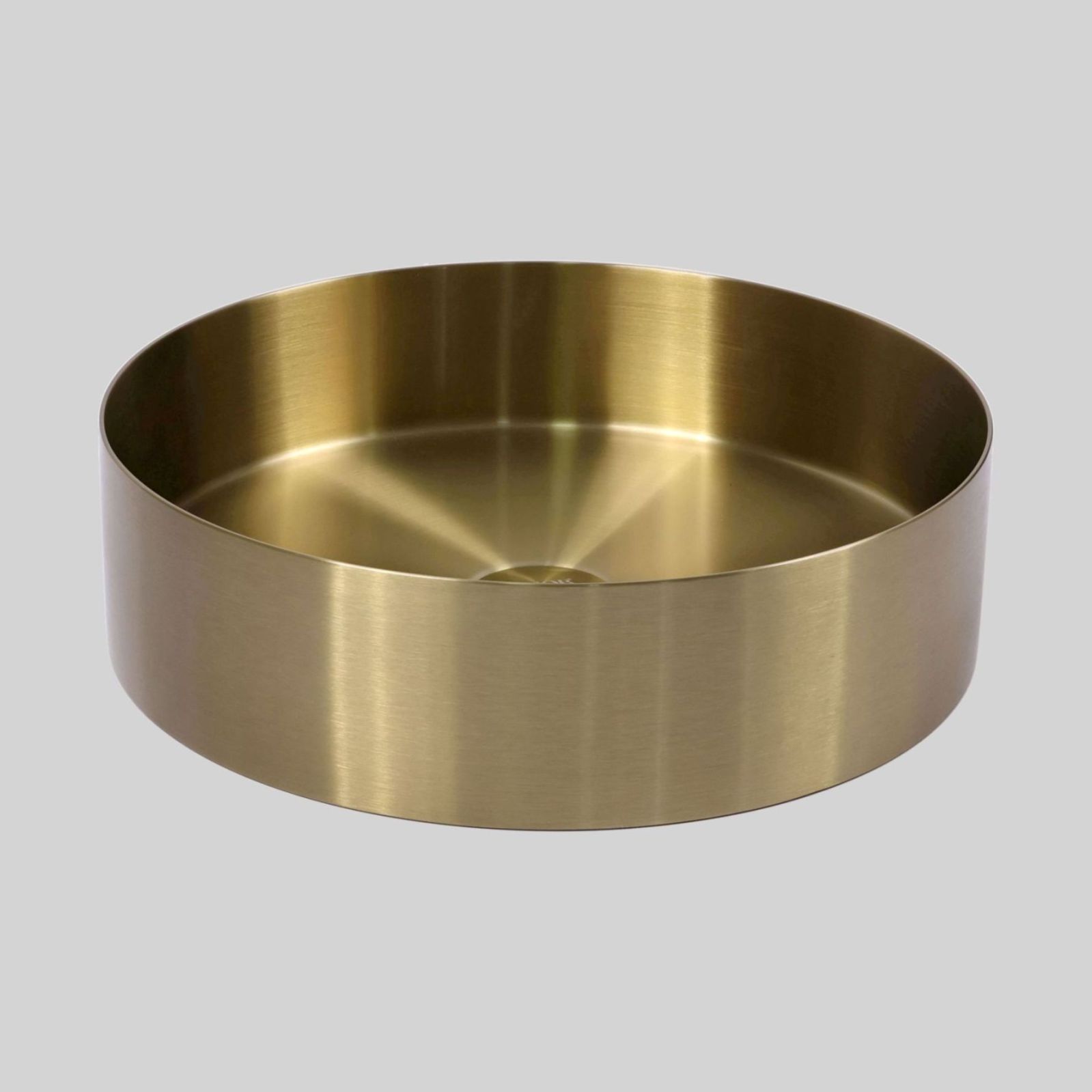 აბაზანის ნიჟარა,მრგვალი,400*400*120mm,T=1.2mm,ხვრელი-65*45mm, ოქროსფერი,SUS304,TM-TSK40