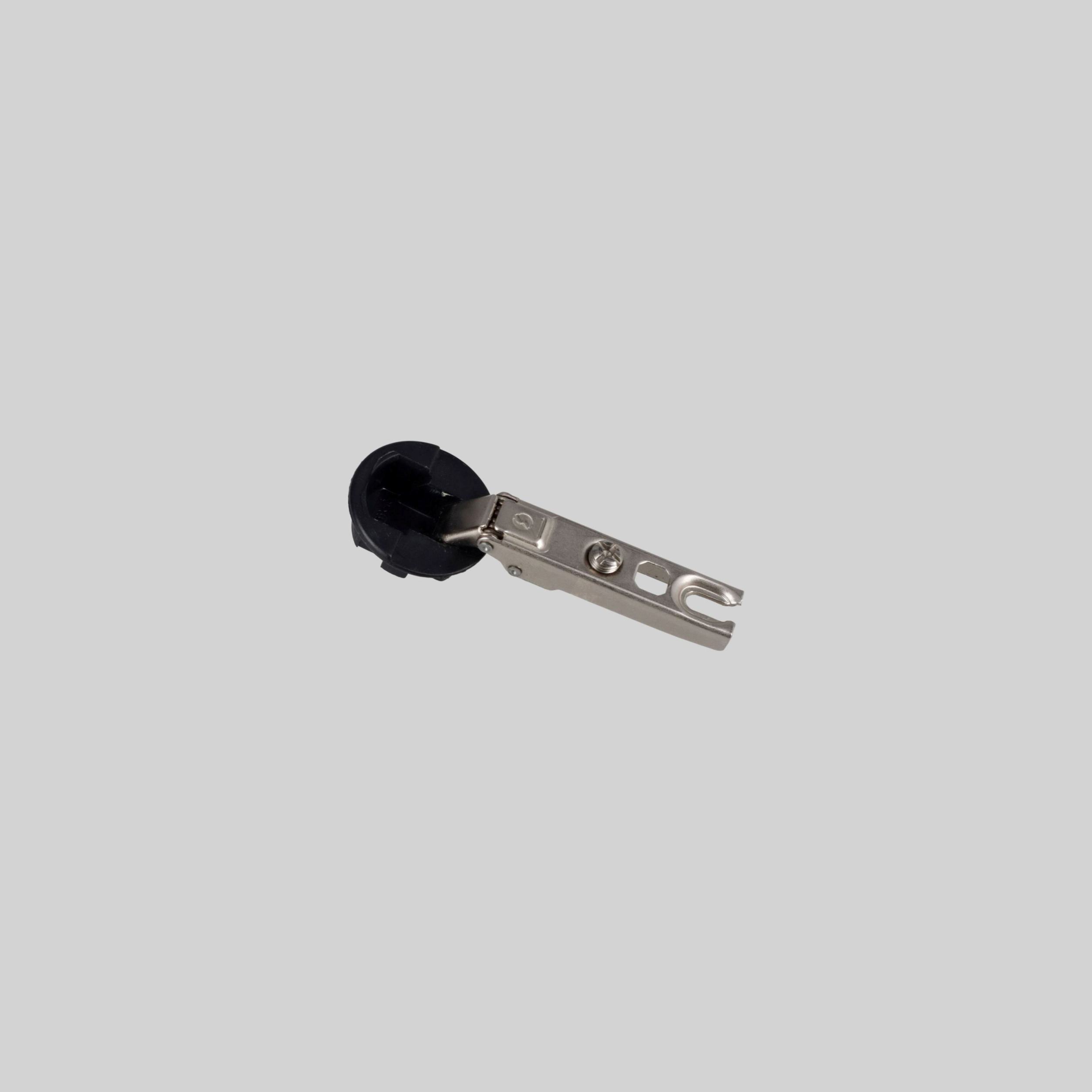 ანჯამა გახვრეტილ შუშაზე სწორი Mini Glass Hinge 0 Mm 103064 SAMET