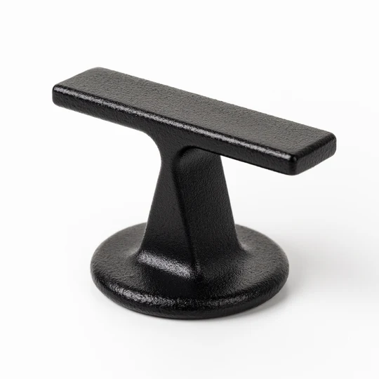 სახელური სოკო-T OTO - 60x37მმ Textured Black VIEFE