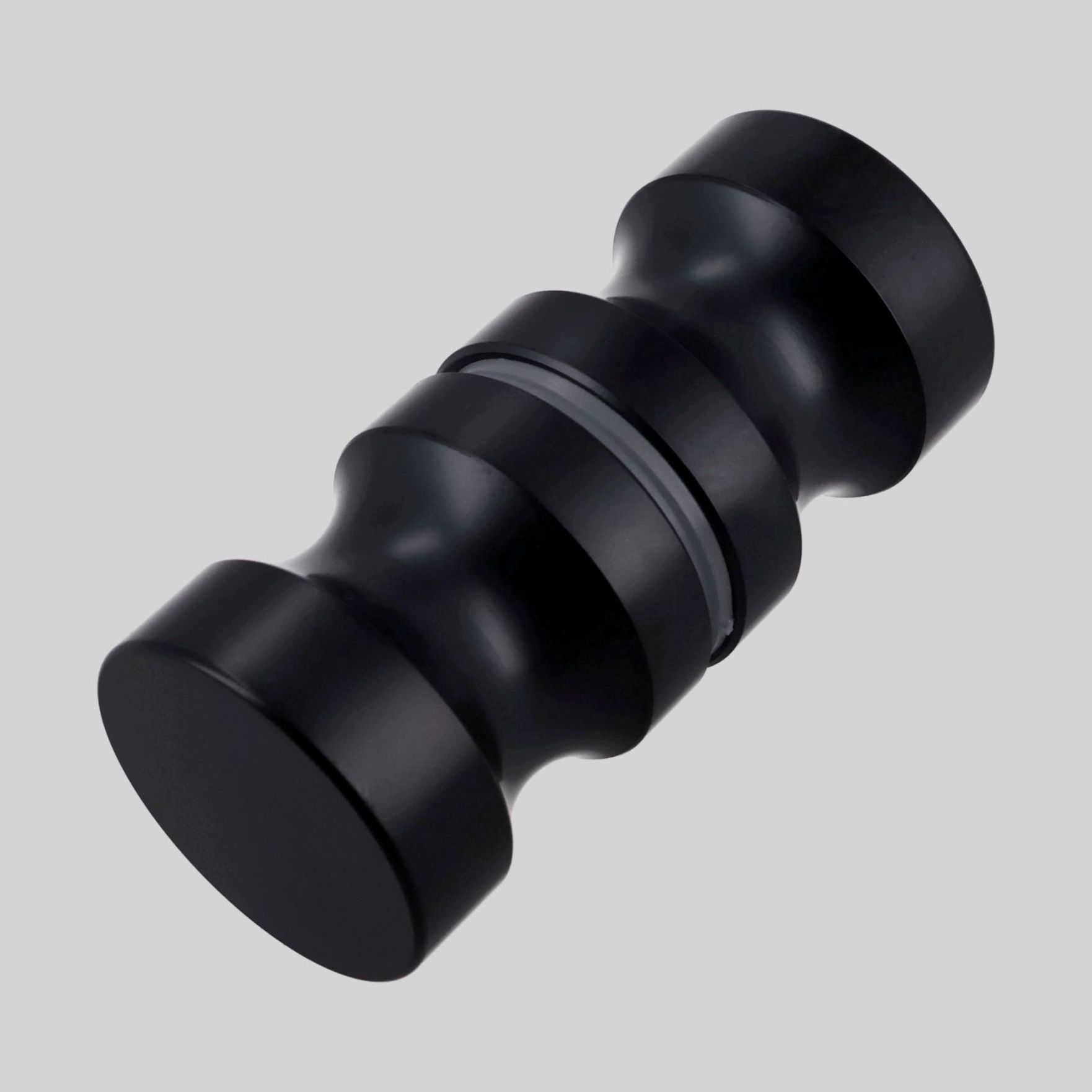 შუშის კარის სახელური 30-32mm MB-შავი aluminum TM-E873-1