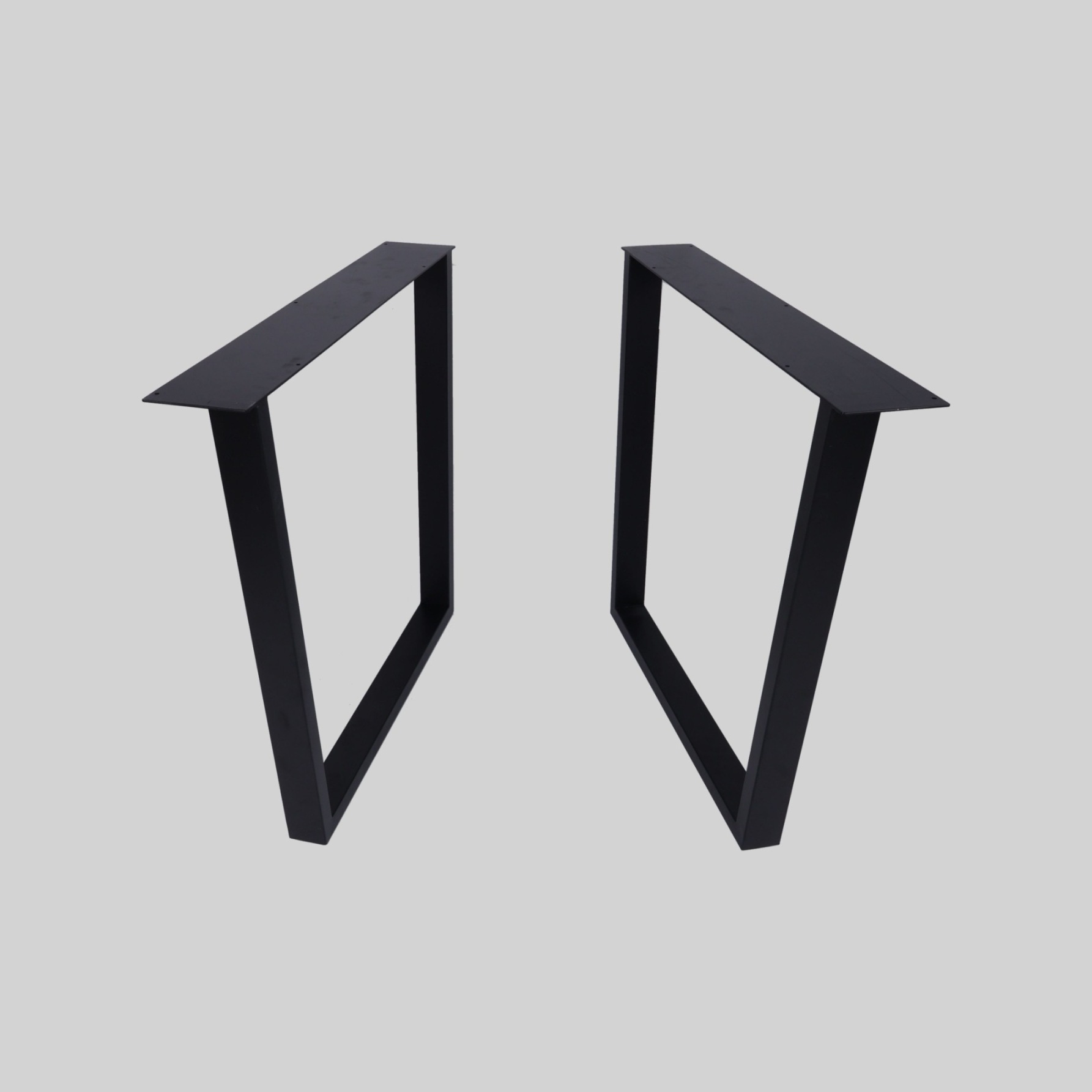 მაგიდის ფეხი შავი W=780mm, H=700mm, მილი-25*75, T-1mm, TF-2