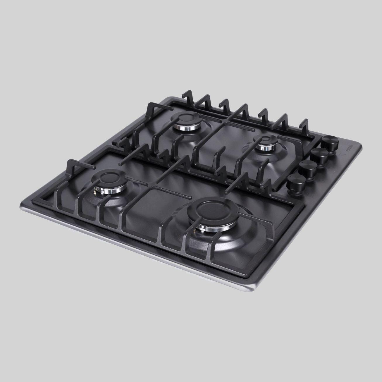 3440 DX60 DN გაზქურა 60cm,მუქი ინოქსი,(4 Gas),არა-გაზკონტროლი,ELETTI