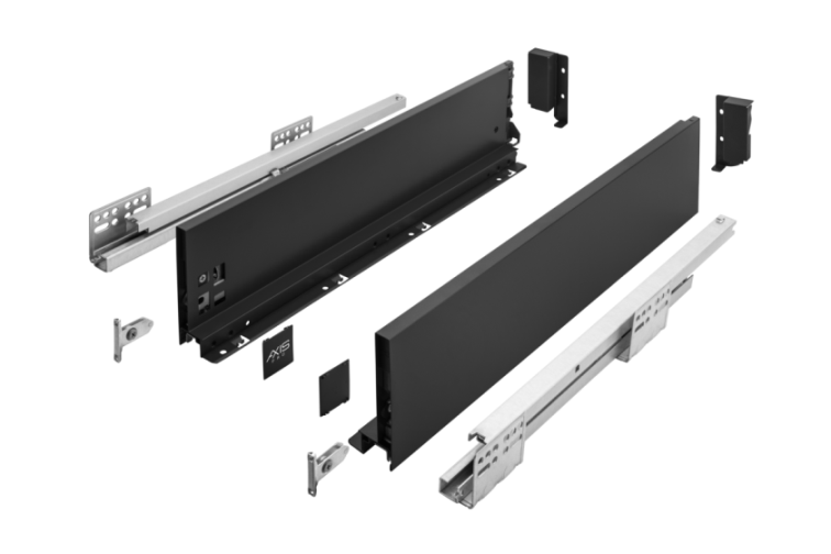 PB-AXISPRO-KPL450B2 სლაიდი AXIS-PRO L-450mm შავი H-116mm საშუალო GTV