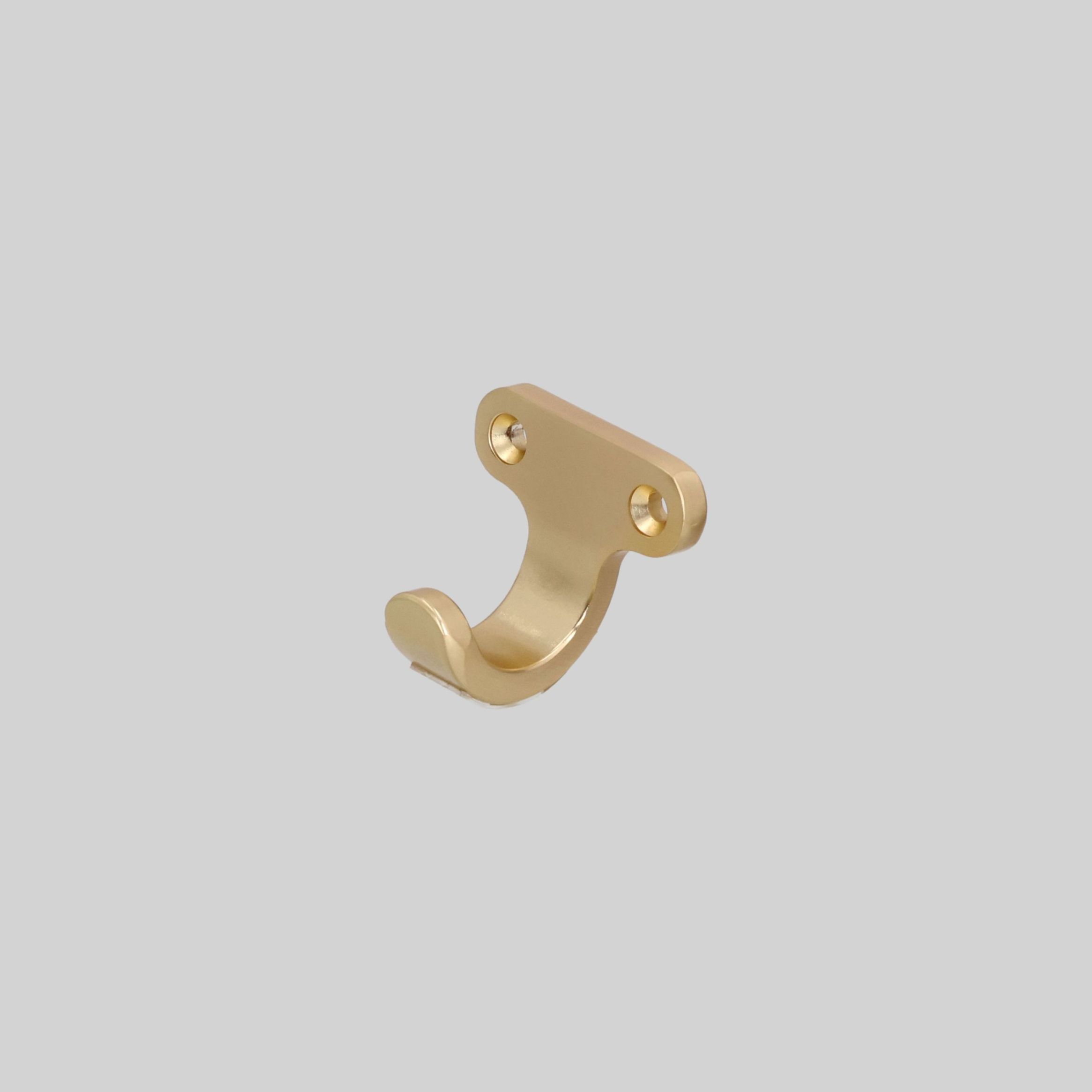 გარდერობის საკიდარი 2 კაუჭით,Satin Brass,თუთია,LK7251 ZF