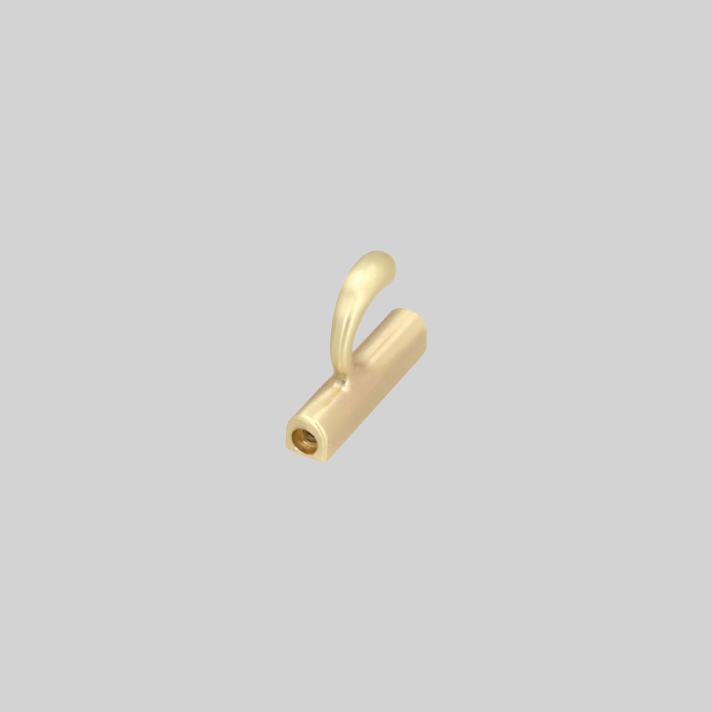 გარდერობის საკიდარი 1 კაუჭით,Satin Brass,თუთია,LK7251 ZF