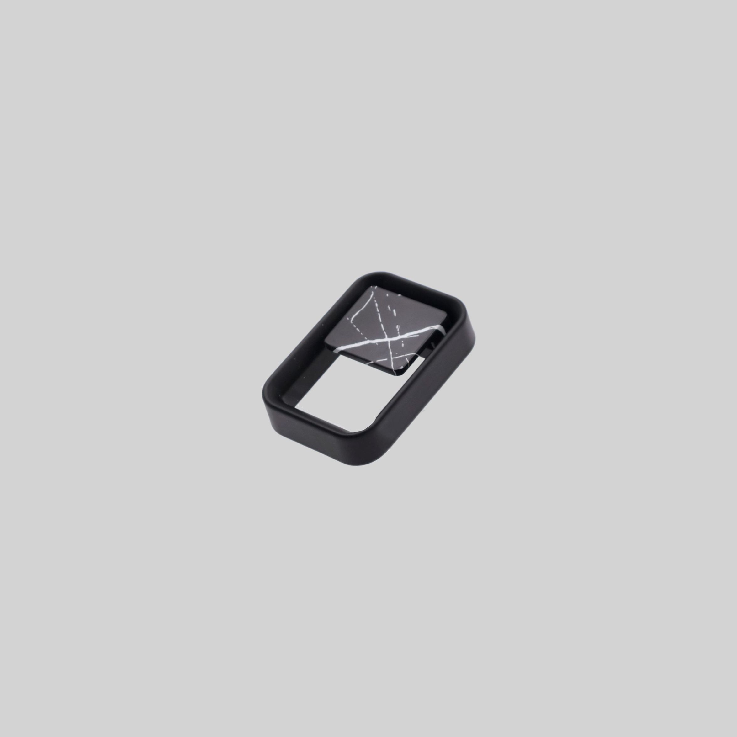 ავეჯის სახელური 64მმ,Black+White Water Print,თუთია,LK50054 ZF