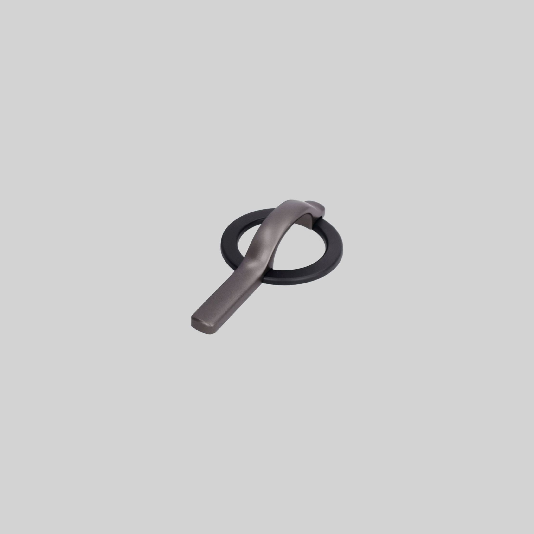 ავეჯის სახელური 64მმ,Pearl Black+Black Base,თუთია,LK5953 ZF
