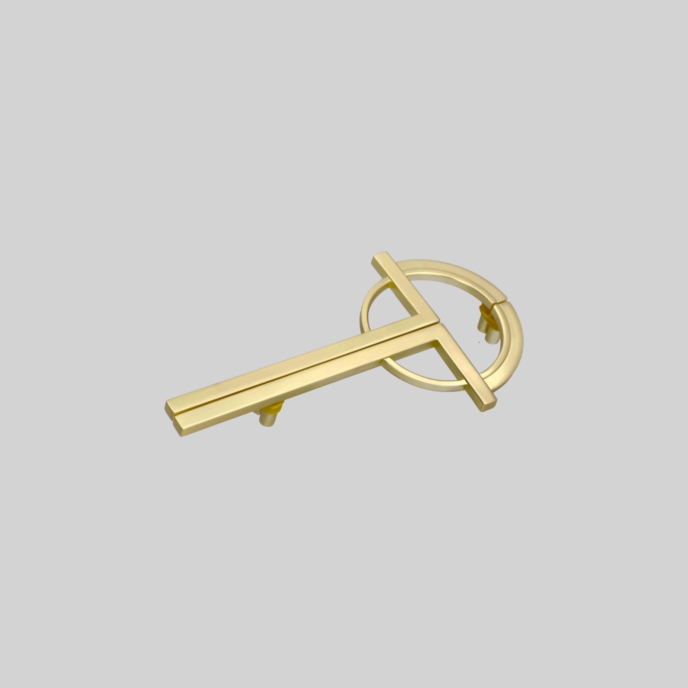 ავეჯის სახელური 128მმ,Satin Brass,თუთია,LK8182 ZF
