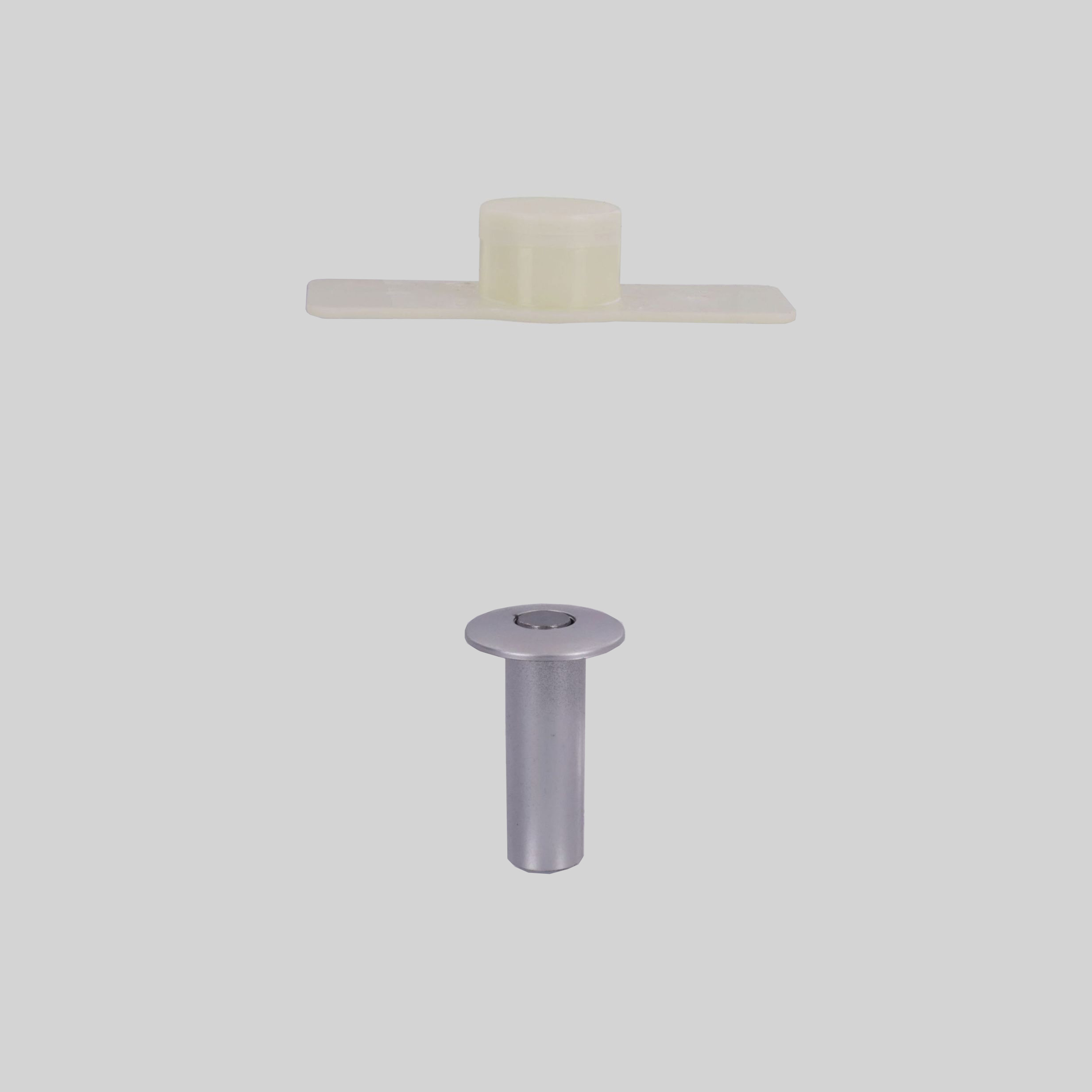 კარის მუხრუჭი, ვერცხლისფერი, PVC, TM-J15701