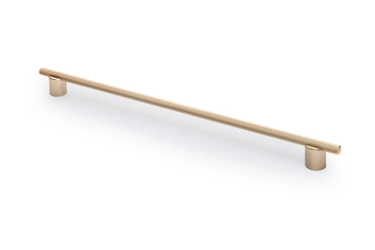 UA-LINEA-320-22 სახელური, C=320მმ,L=370მმ, ღია დაკაწრული ოქრო, GTV