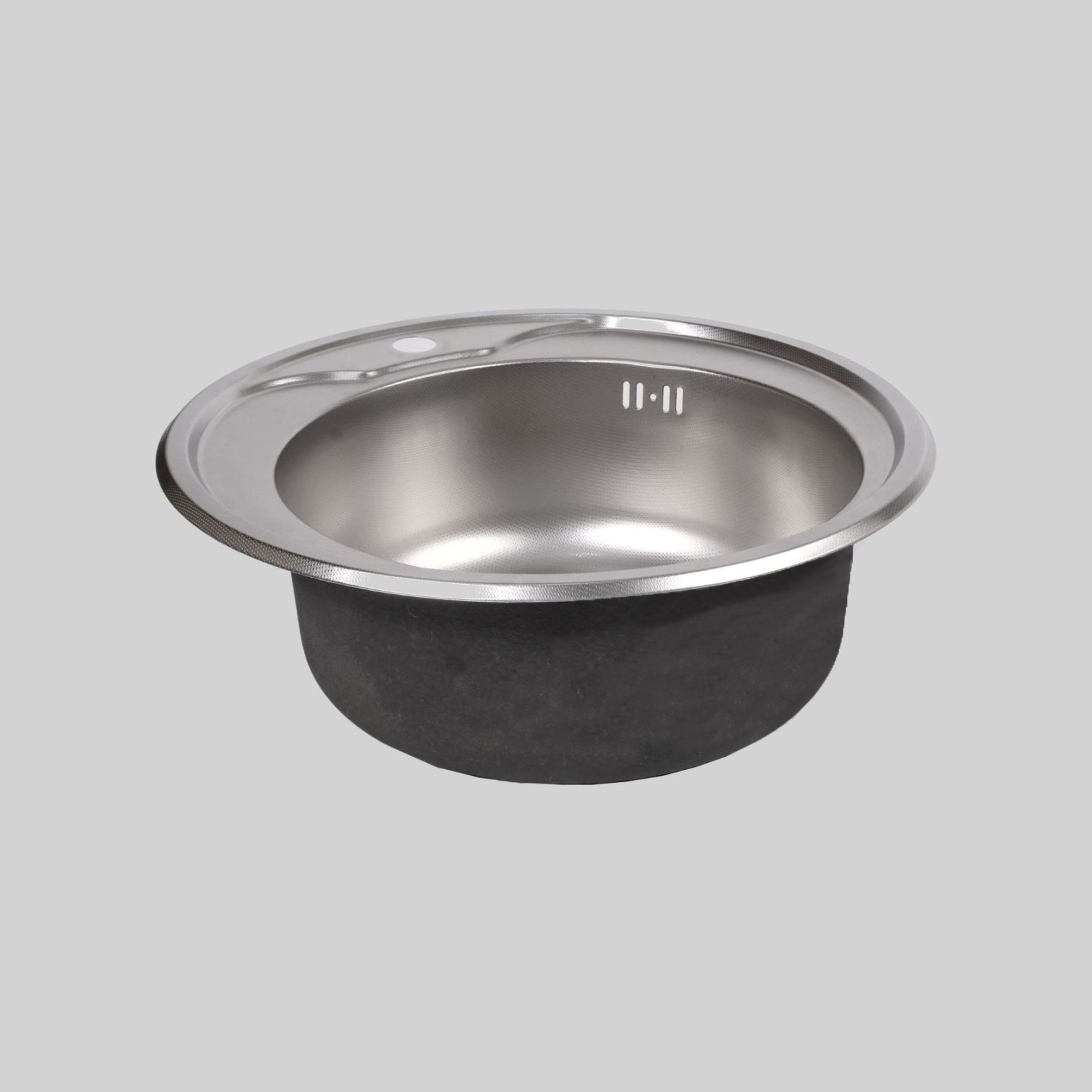 ნიჟარა უჟანგავი (მრგვალი, ჟატე) D=490mm, F=110mm