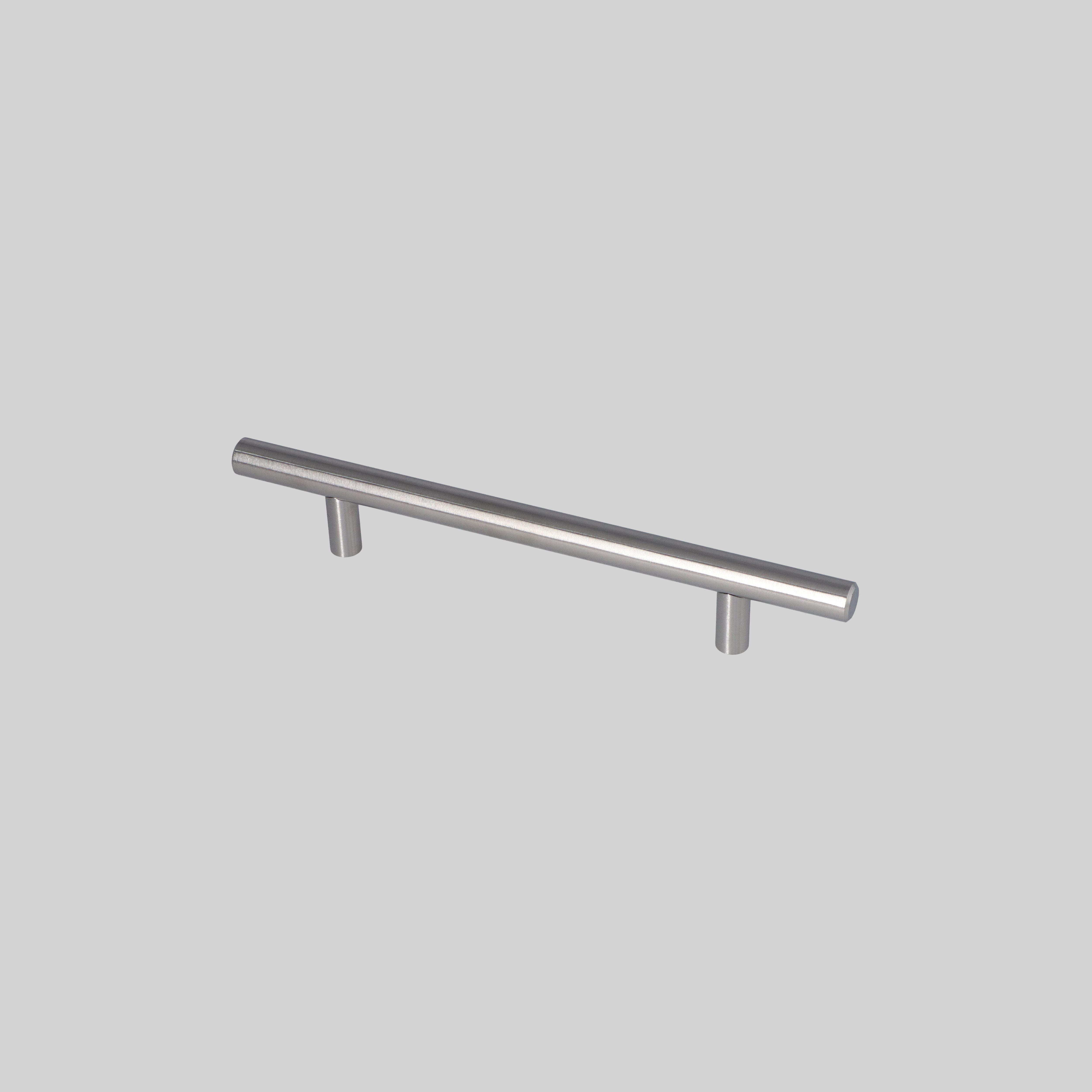 ავეჯის სახელური 160mm, D=12mm (satin nickel)