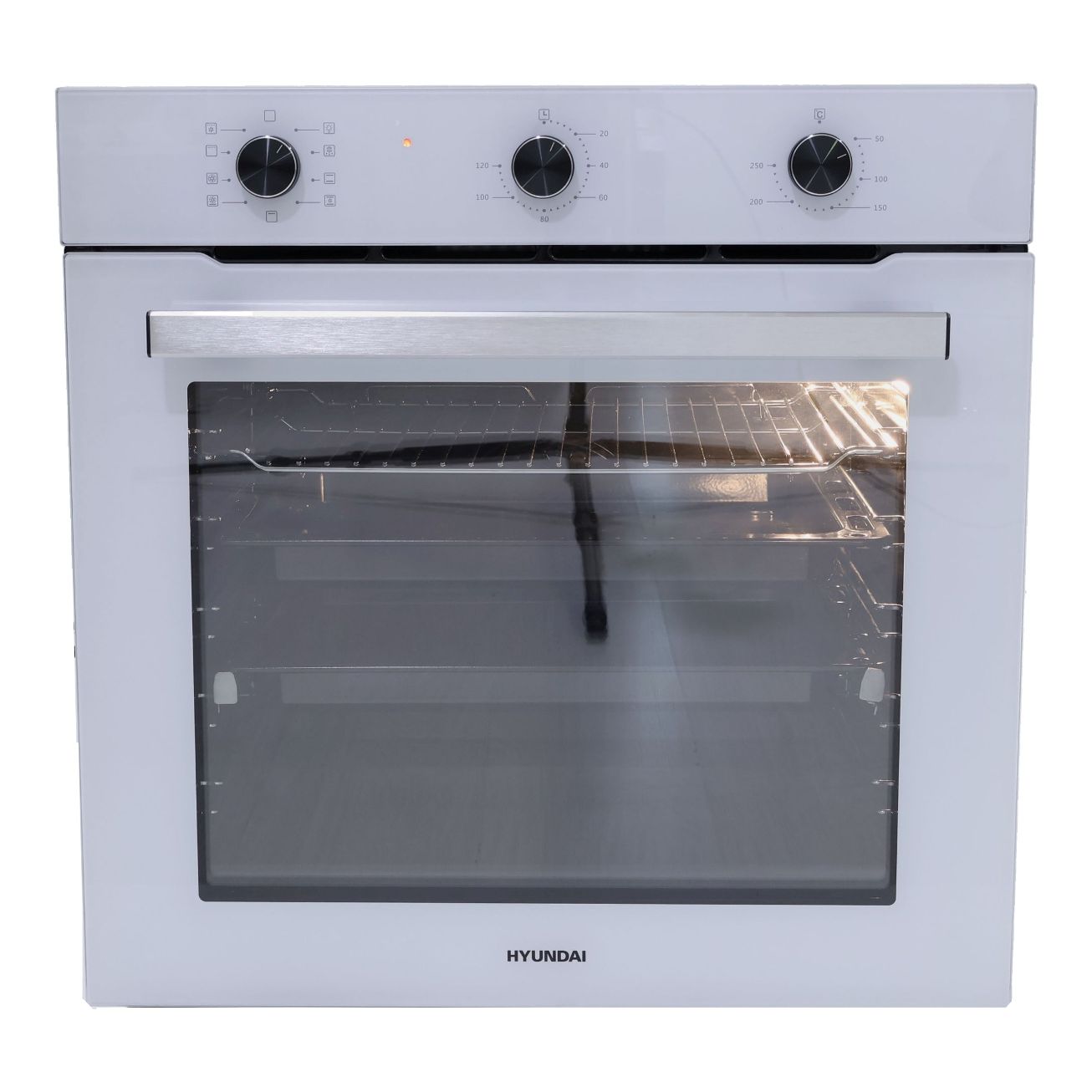 I28178 ელექტრო ღუმელი - HYUNDAI - E750109L-G1G1KW (თეთრი, 9 ფუნქციით)