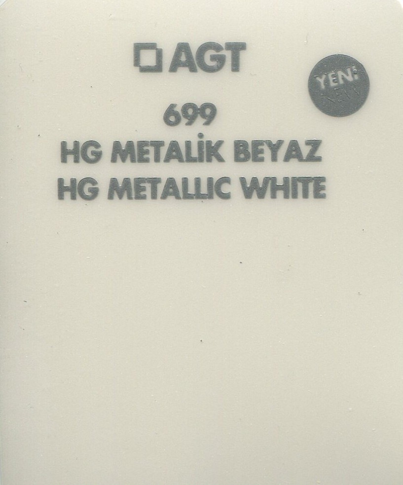 MDF PANEL (METALIK BEYAZ 699) 1220*2800*18mm