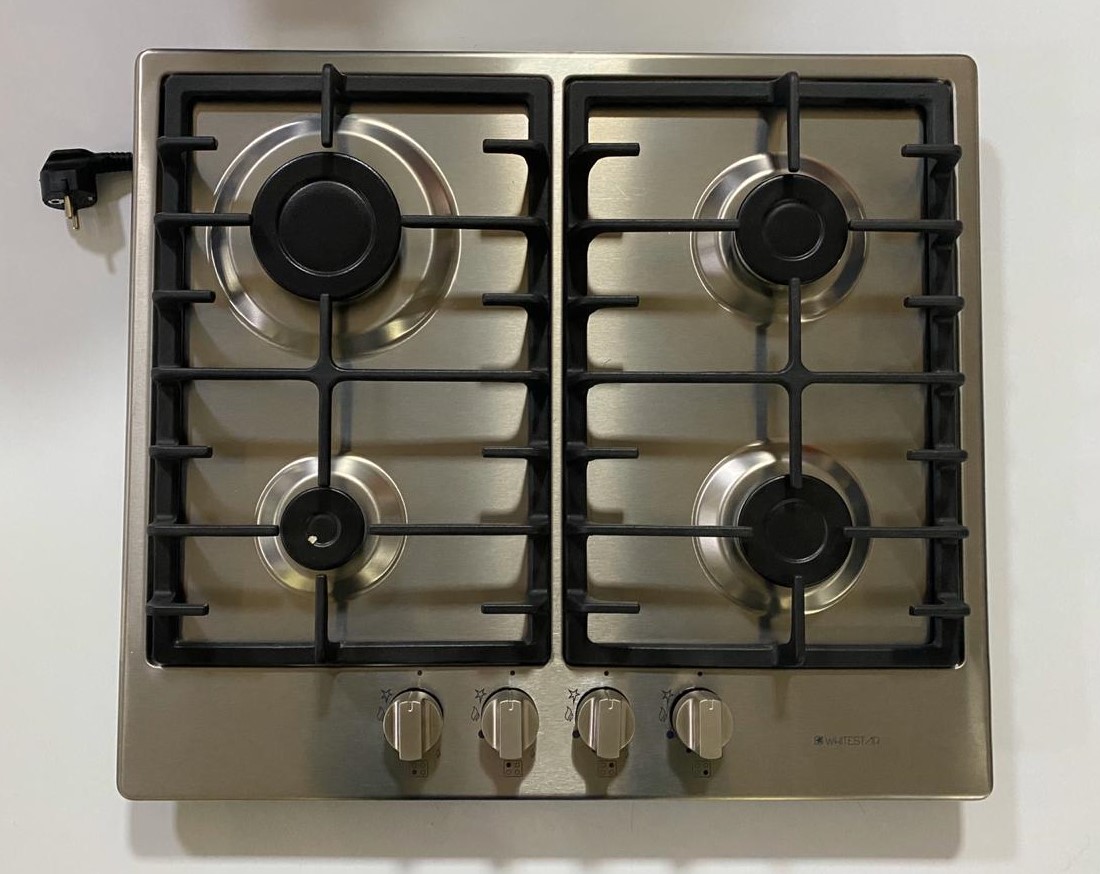 35220DNG გაზქურა 60cm, ss inox, automatic gas cut-off safety system