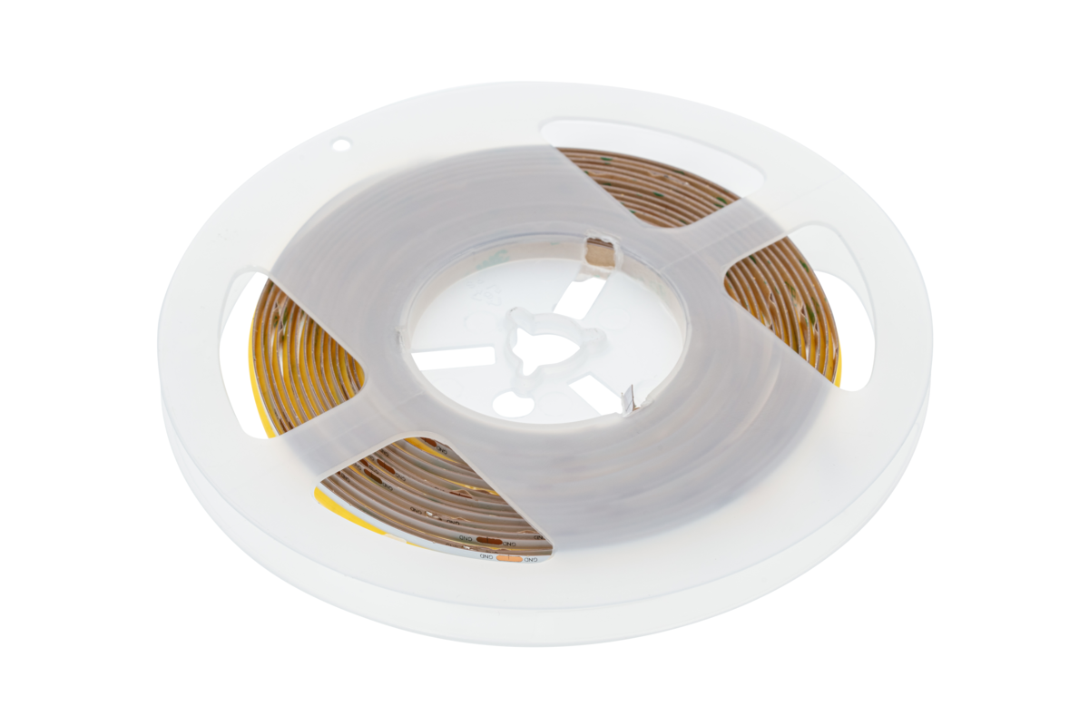 LD-COB12V-20-CBPQ LED განათების ფირი COB-არაწერტილოვანი, 480 დიოდი, 2700K-თბილი თეთრი, 12V, 10W/1m,